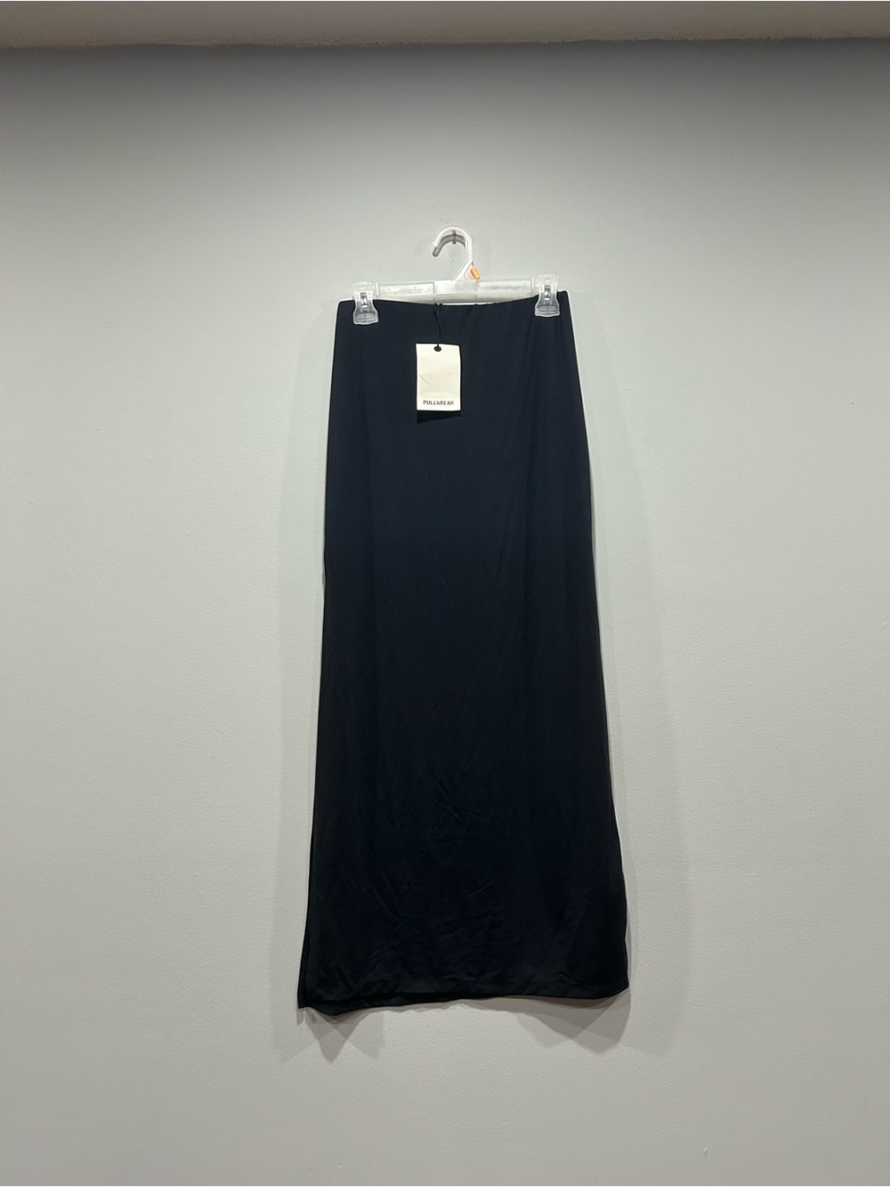 Black Maxi Skirt w slit NWT